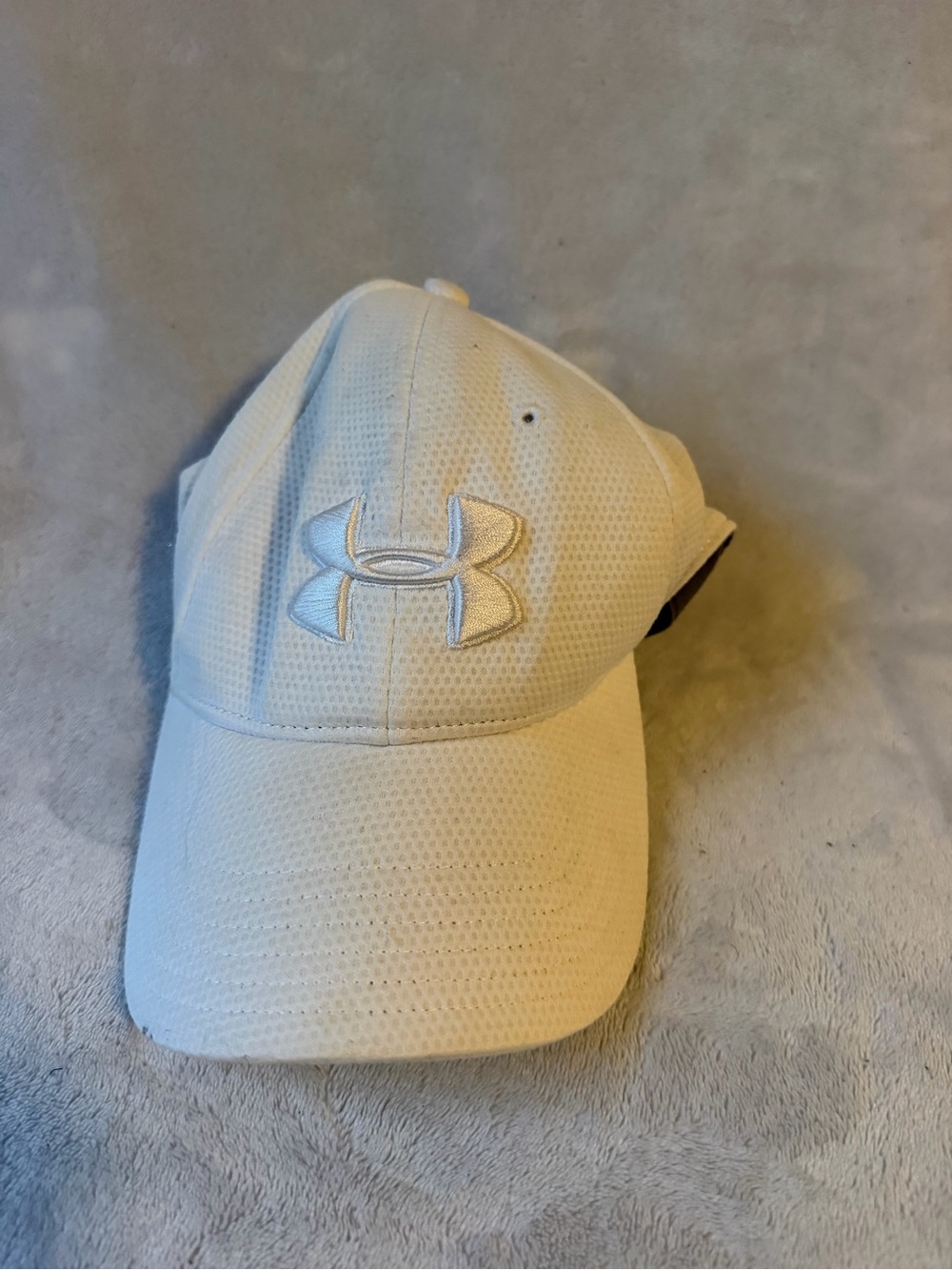 Under Armour Women's White Performance Cap with Embroidered Logo